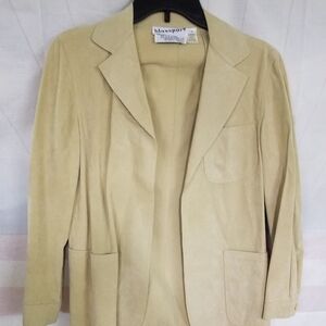 Vintage blassport Skinner Ultra Suede Fabric Sz 6